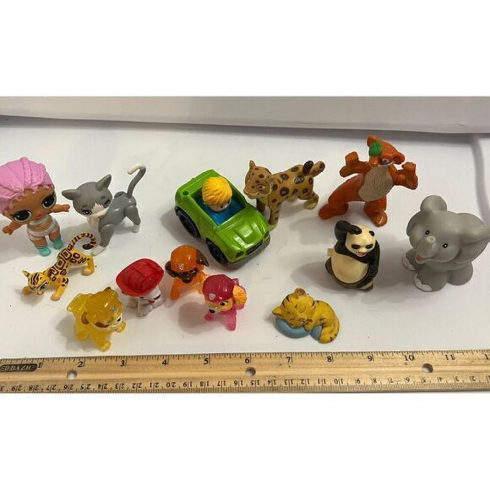 Misc Toys Lot Of 13 Disney Little People Pound Patrol Cats Elephant Tiger Jungle